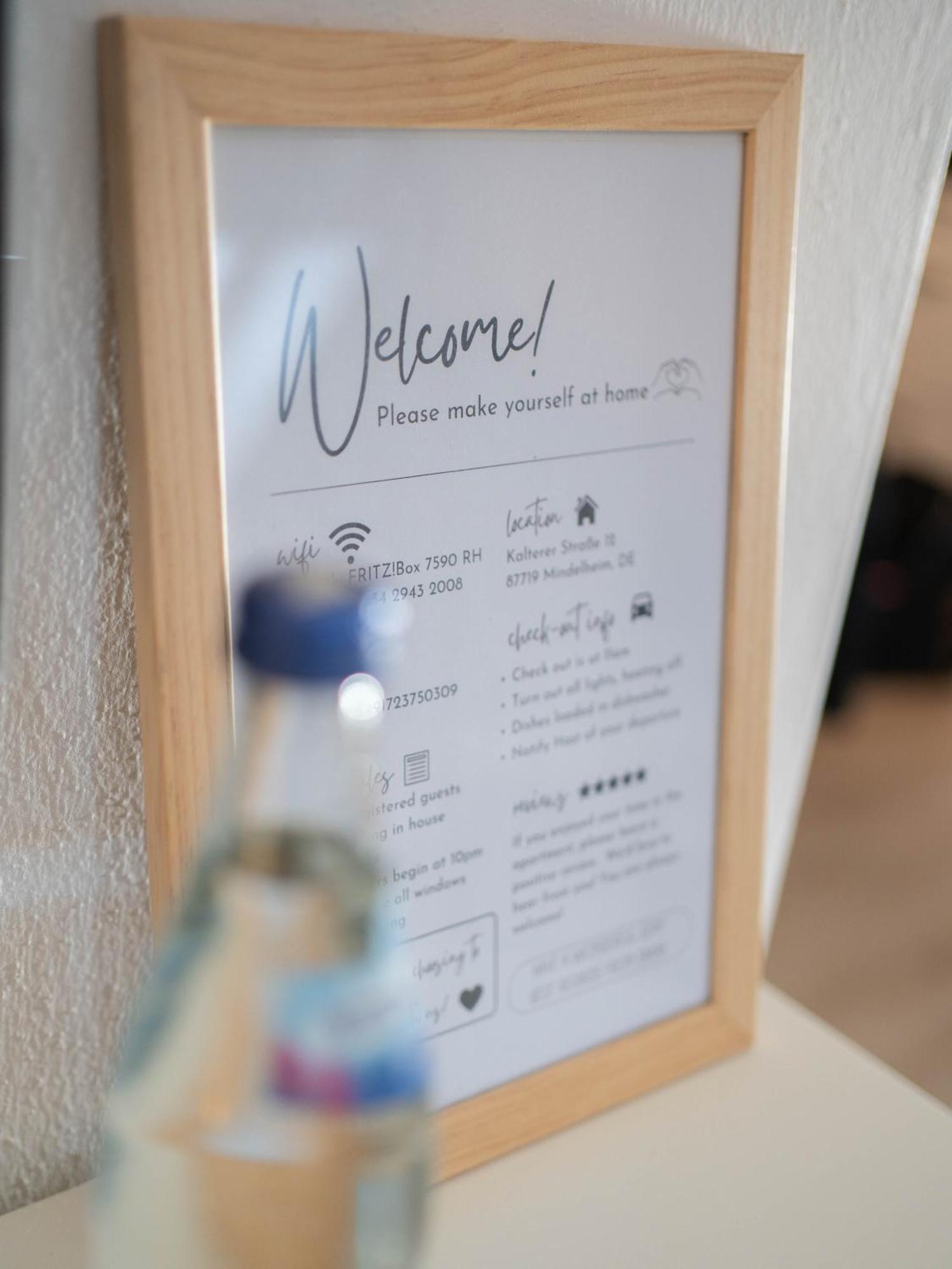 Charmantes Apartment Mit Balkon ミンデルハイム エクステリア 写真